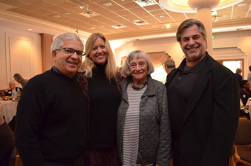 Brad and Melissa Lerner, Carol Hallinge and Mark Schlanger