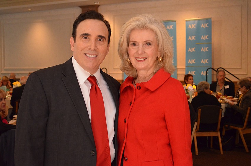 AJC Regional Director West Coast Florida Brian Lipton and AJC Regional President Anne Virag