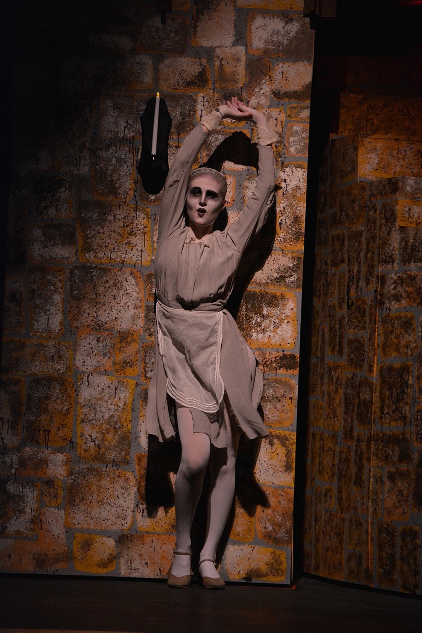 Tatiana Galante dances as a maid ancestor.