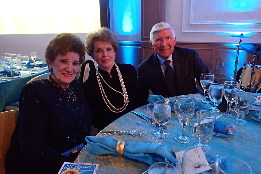 (left to right) Elayne Kalberman, Betsy Henrichs and Harvey Henrichs