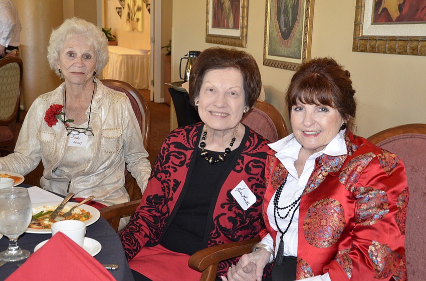 Judy Hall, Helen Martin and Sammy Ulbrick