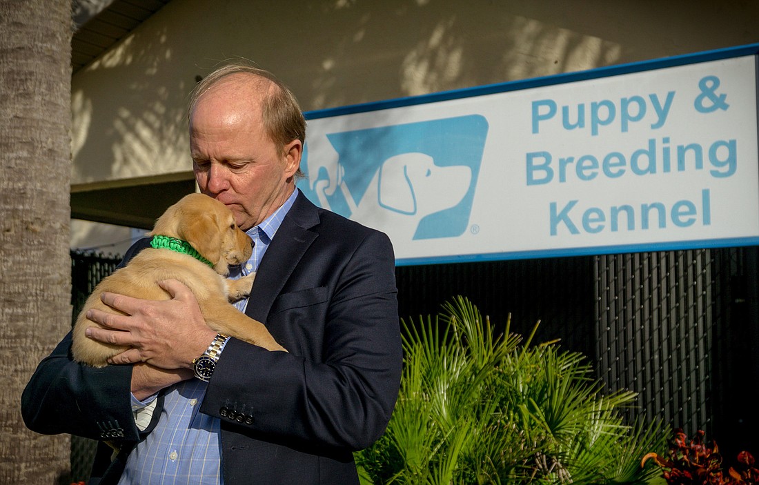 Roger Pettingel has been involved with Southeastern Guide Dogs for more than 10 years. Photo by Dex Honea.