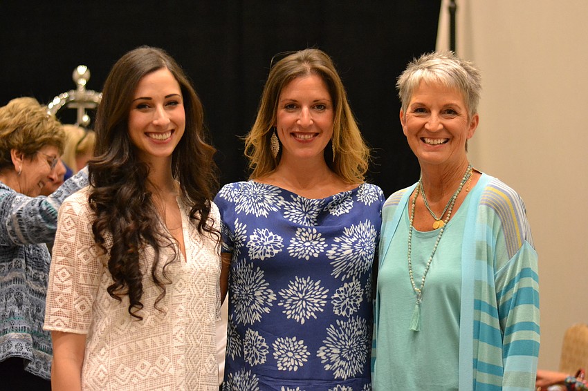 Natalie Neto, Jamie Coffeey and Colleen Tobin model pieces from Sigrid Olson's collection.