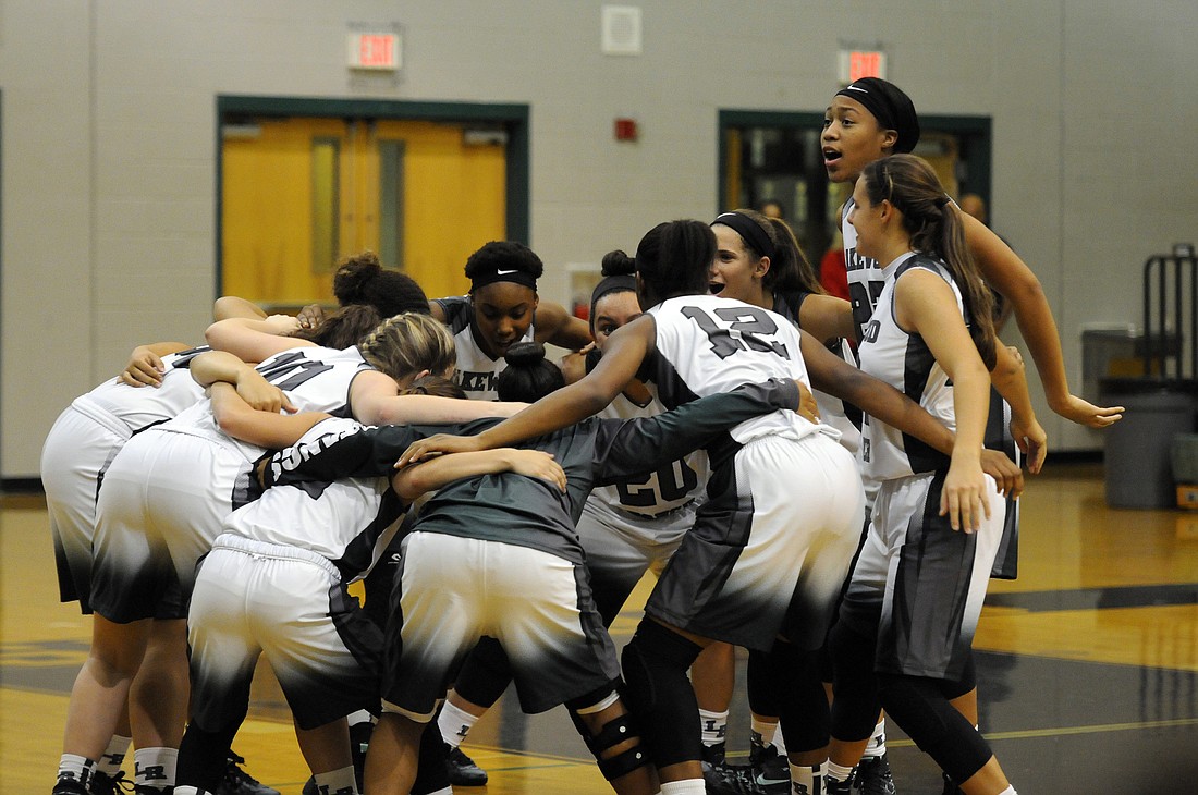 The Lakewood Ranch girls basketball team captured its first regional title Feb. 12.