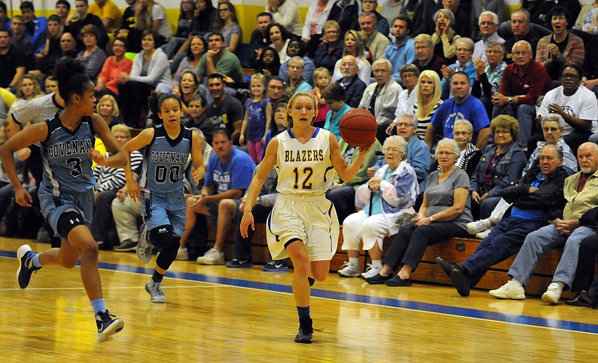 Sarasota Christian senior point guard McKenzie Lantz finished with 17 points.