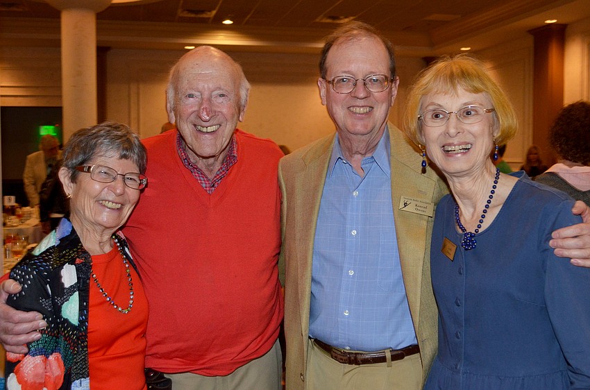 Marcia and Sidney Rutberg with Konrad and Lenee Owens