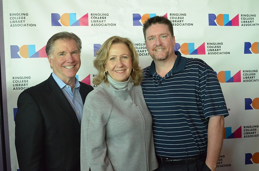 Presenting sponsors from the Oberndorf Family Foundation Lou and Rosemary Oberndorf with their son Justin.