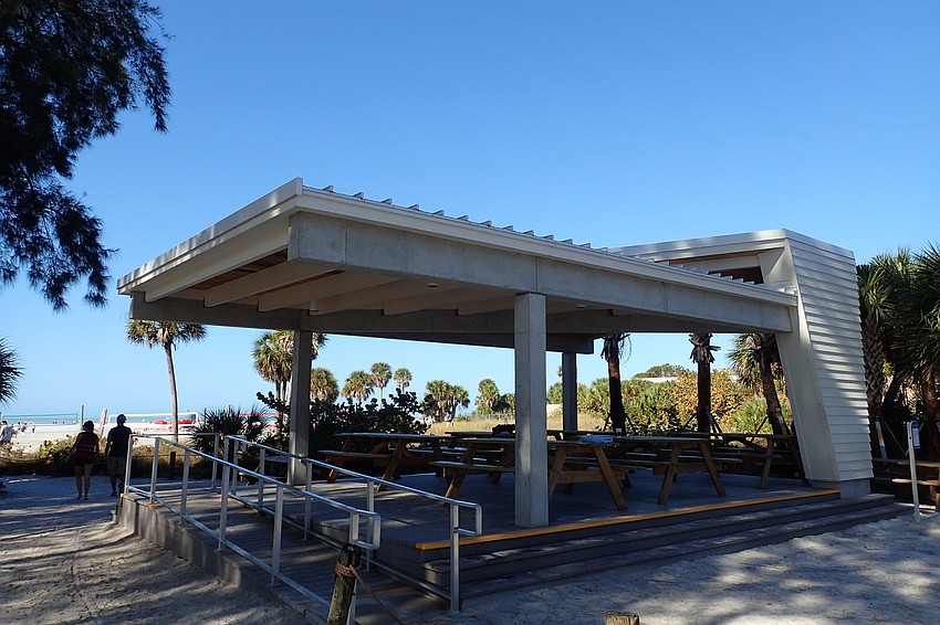 The Sea Turtle pavilion, which replaced an old structure that stood in the same spot, adding an ADA compliant ramp for expanded access.