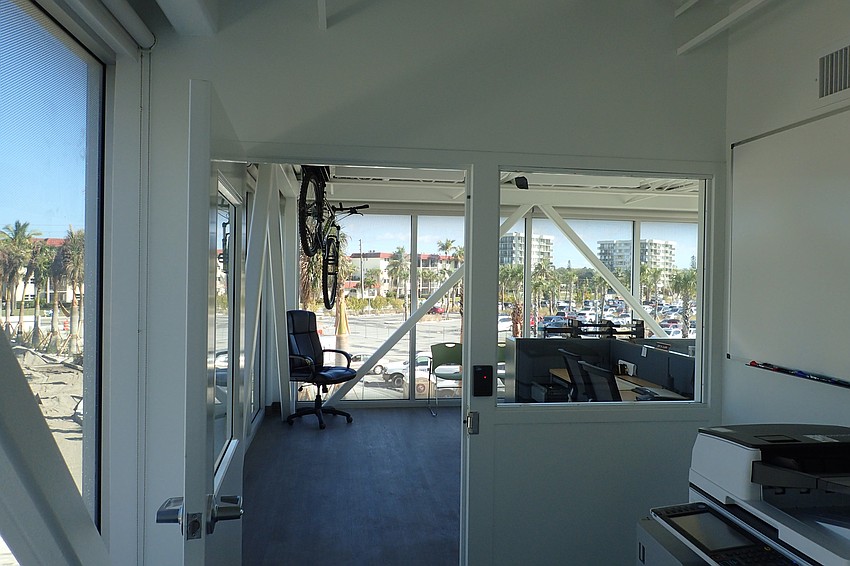 A view of the new office for sheriff's deputies.