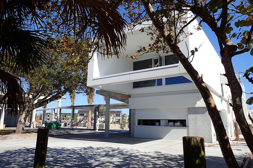 The new lifeguard offices.