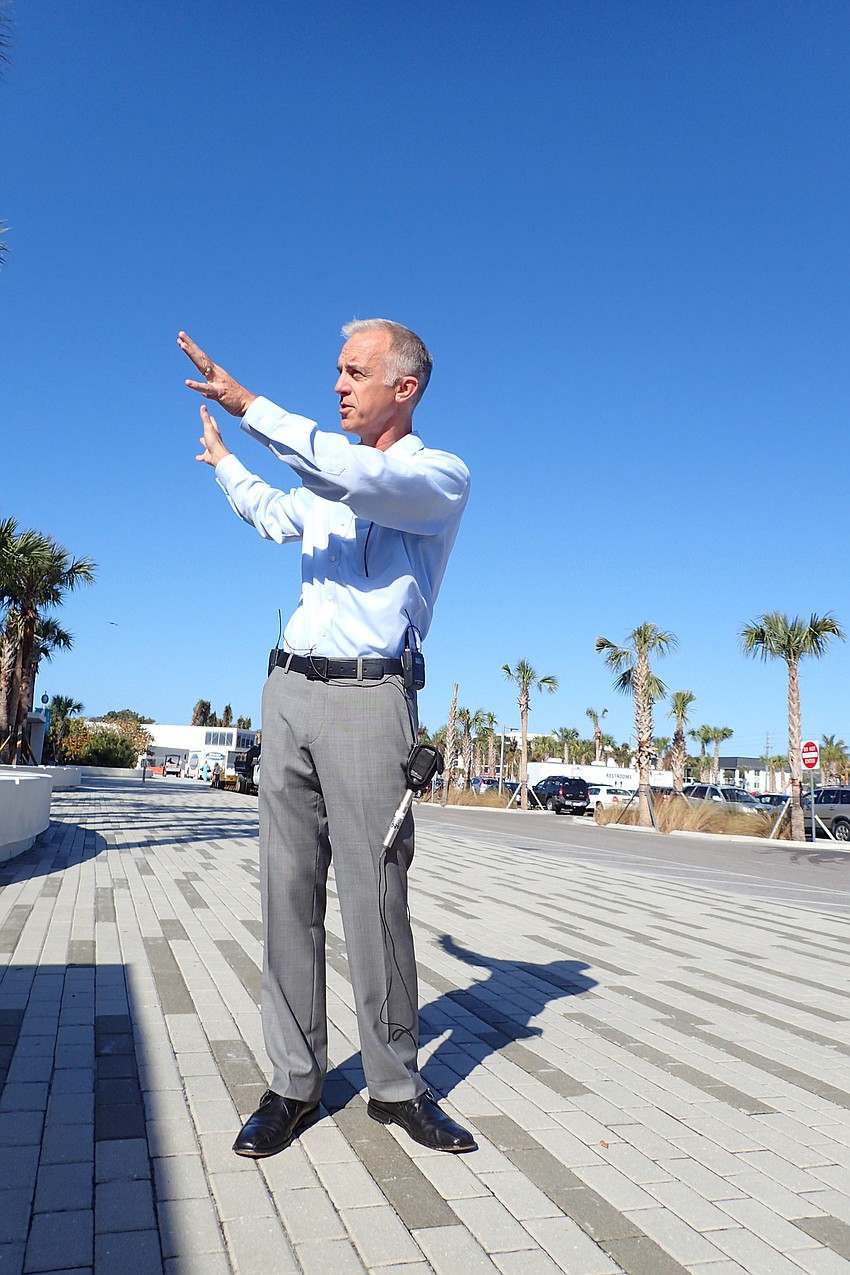 Bill Waddill of Kimley Horn, describes how the new park was designed.