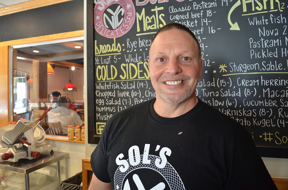 Co-owner Jesse Biter attributed the early buzz surrounding Sol's NYC Deli to chef Solomon Shenker's history in the area: "He's been here for 20 years, and people love him."