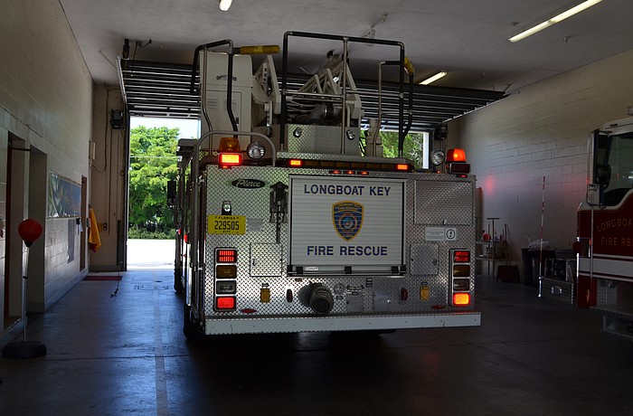 The south fire station will continue to have two bays for fire trucks because the town doesn't plan on building a larger facility.