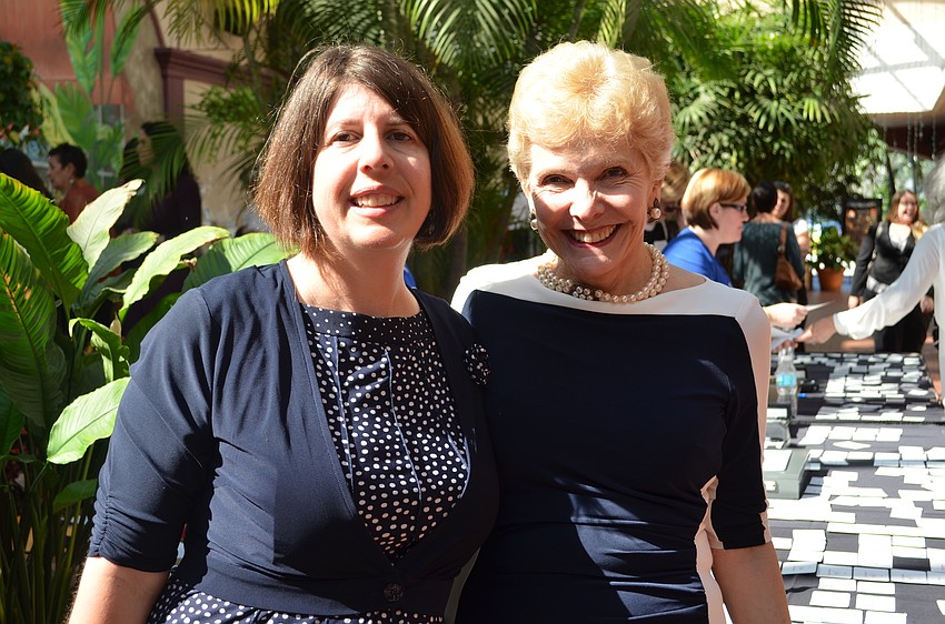 Kelly French and Caring Heart of the Year recipient Marcella Schuyler