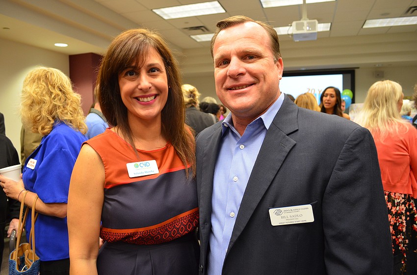 Yolanda Mancha with Boys & Girls Club of Sarasota County President and CEO Bill Sadlo