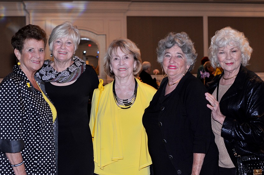 Jackie Clemons, Susan Lanier, Ann Ryals, Pat Edwards and Pat Shirley