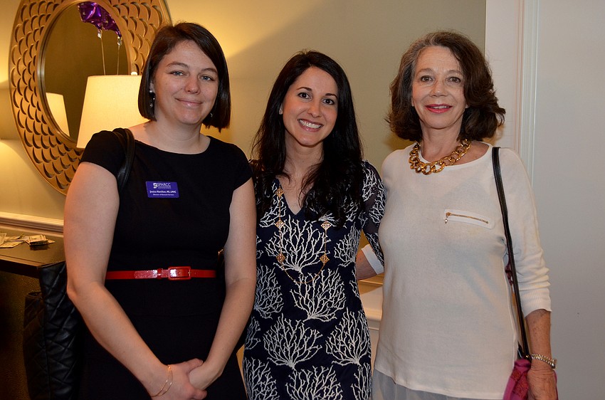 Jessica Hamilton, Natalie Lawry and Gwen Lawry