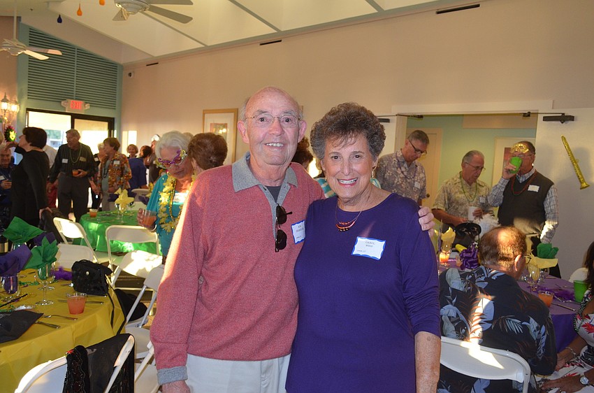 Bob Chandler and event chairwoman Carol Weis