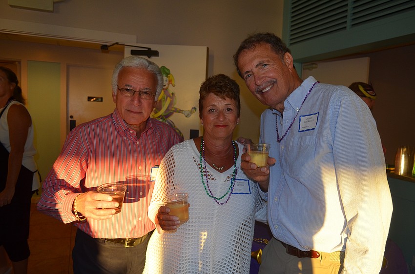 Phil and Ronnie Levine with Jerry Schwartz