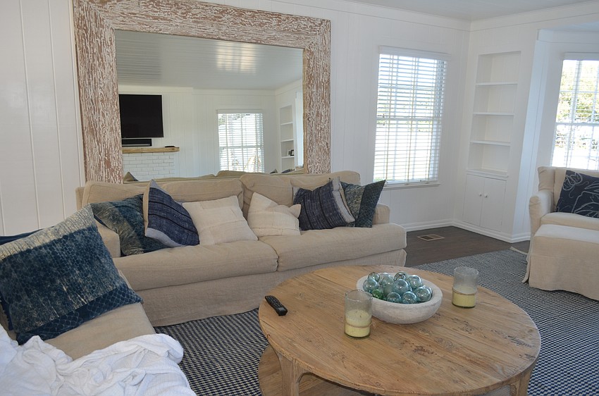 The boys’ and girls’ wings are brought together through a living room area.