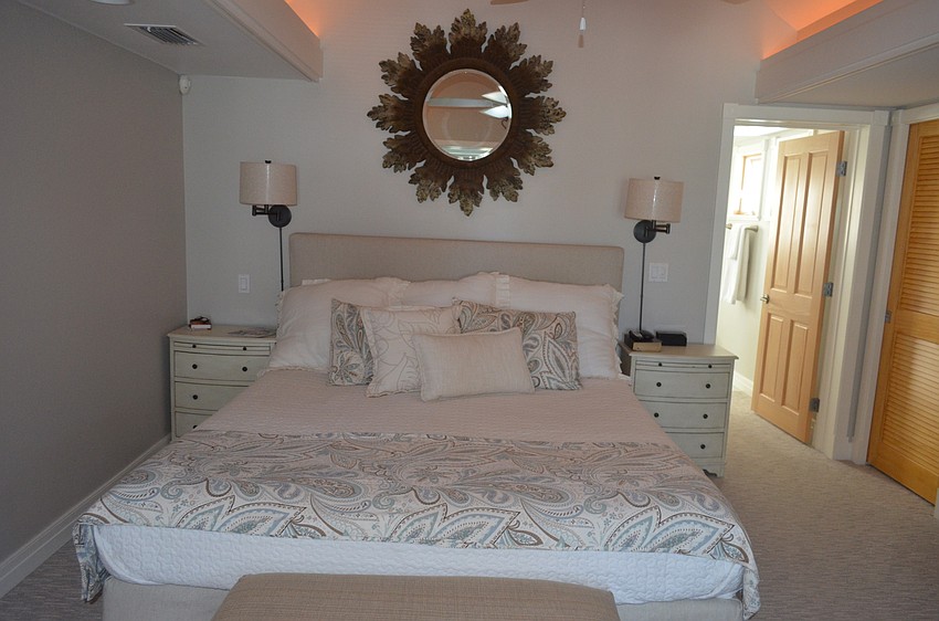 The master suite occupies the entire second floor.