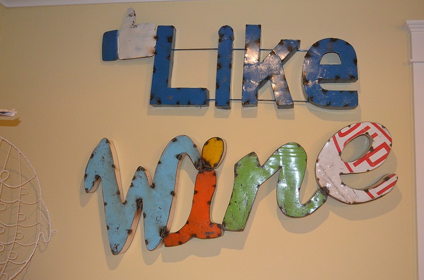 Sherry King both collects and creates art for her home.