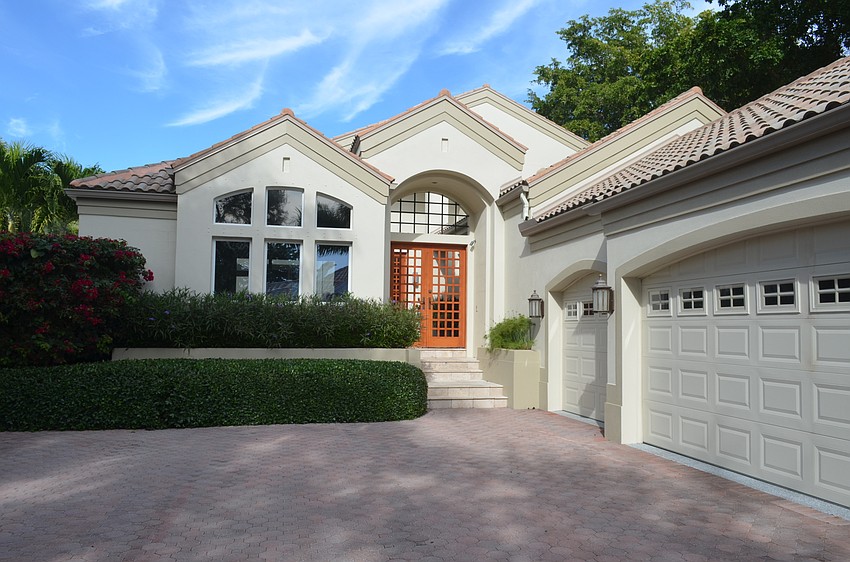 The entrance to the home leads to a courtyard.