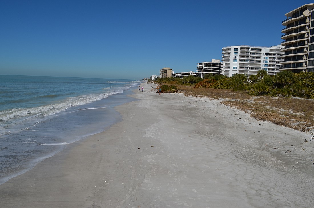A south end beach project has been delayed because state and federal agencies have concerns about how the projects will impact sea turtle nesting season.