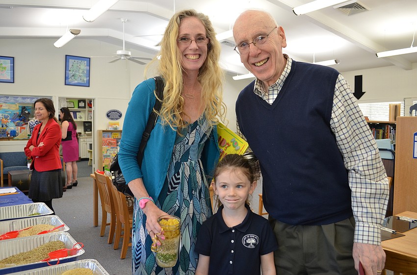 Maxine with her mother Lenore Gould and grandfather Steve Conviser.
