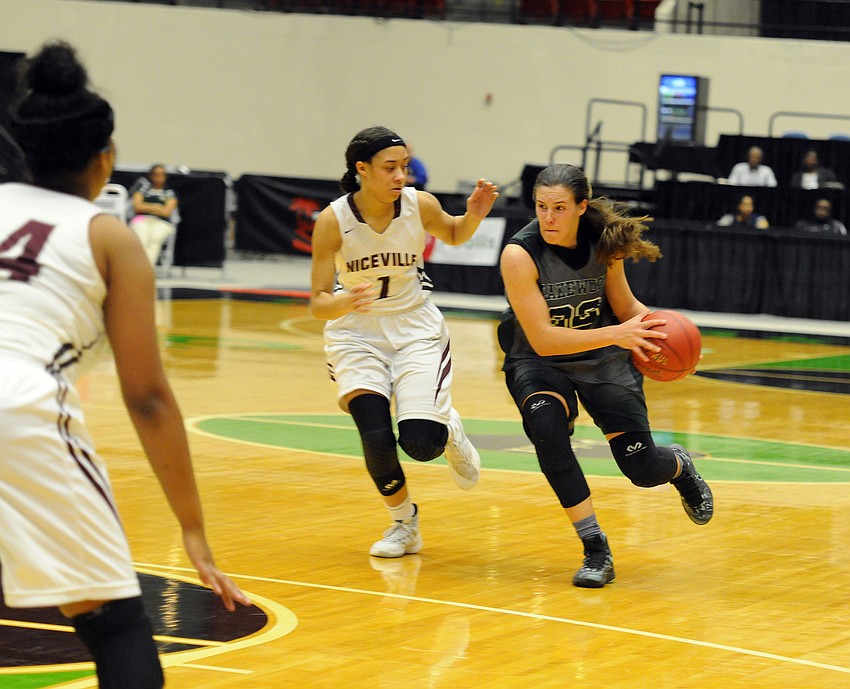 Lakewood Ranch senior Kyra Klarkowski could be the difference today after hauling in a team-high 14 rebounds to go along with nine points in the state semifinals versus Niceville Feb. 19.