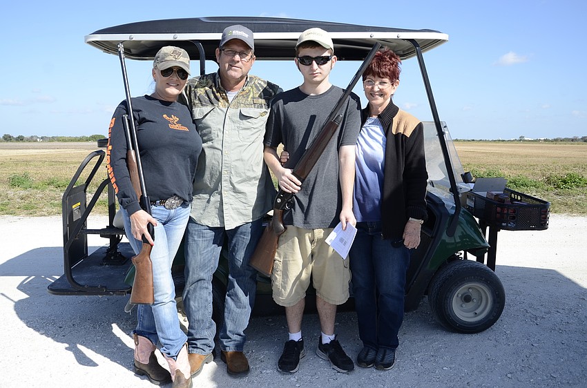 Heidi Moore, Mike and Justin Falconer and Barbara Anson
