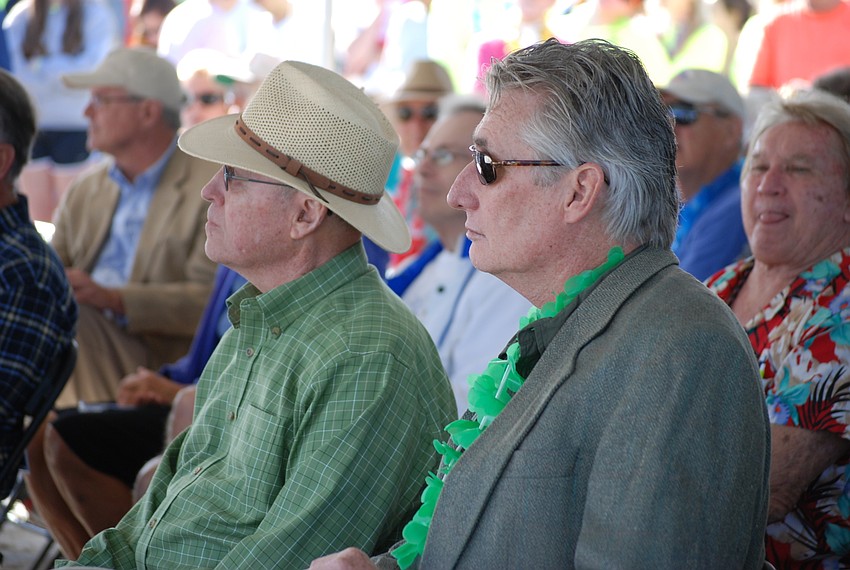 Walt Rothenbach, who worked in Sarasota County's park system for 37 years, and former county commissioner Jon Thaxton