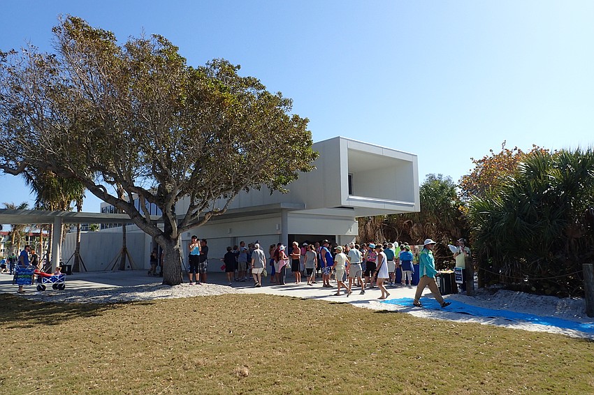The new public safety building that houses sheriff's deputies, lifeguards and a concession