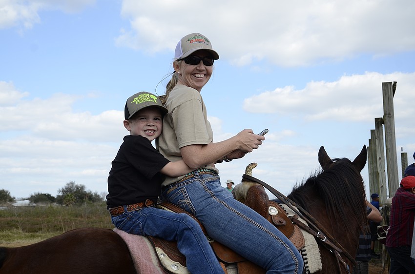 Weston and Danielle Diamond with the Polo Grill team