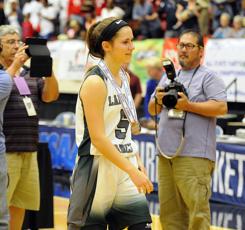 Lakewood Ranch senior Kailyn Scully finished with a team-high 12 points.