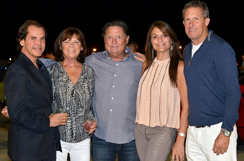 Dr. William McComb, Carol and Bill Gibson, Mimi Carlin and Dan Lawrence