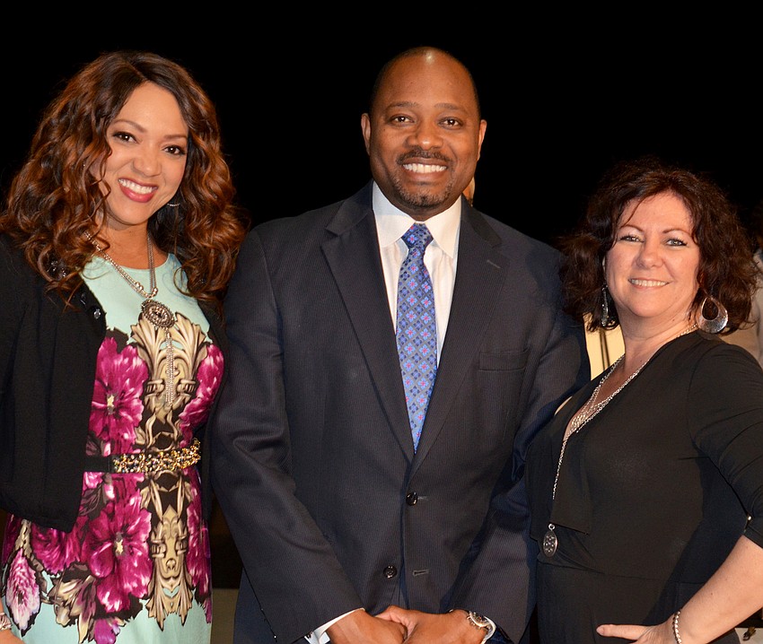 Tia and Victor Young with Maria Masucci