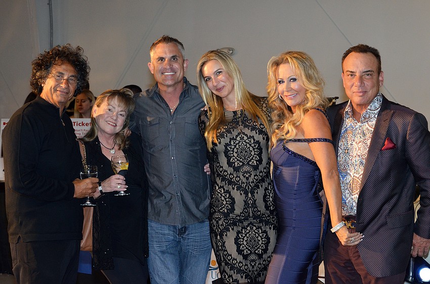 Kirk and Diane Weisman, Michael Holderness, Katerina Peltier, Mary Gratehouse and Larry Greenspon