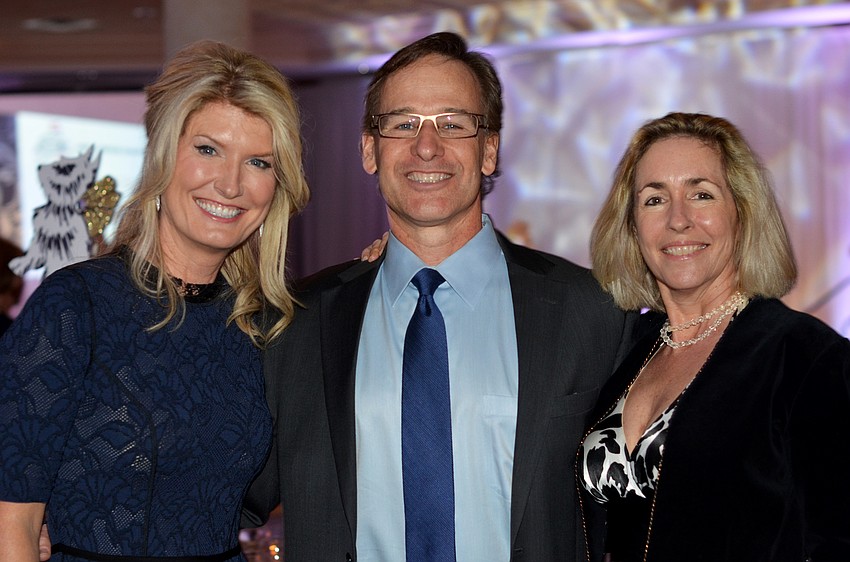 Joanna Pace-Brackett with Dan and Rhonda Deems