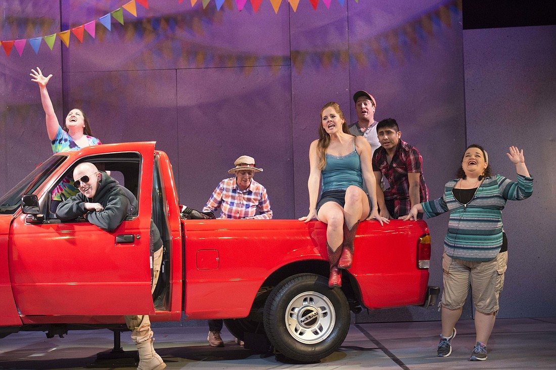 "Hands on a Hardbody" runs through March 6. Photo by Cliff Roles.