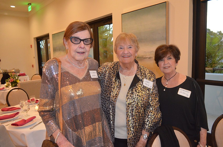 Betty Woods, Jane Mack and Catherine Sergio
