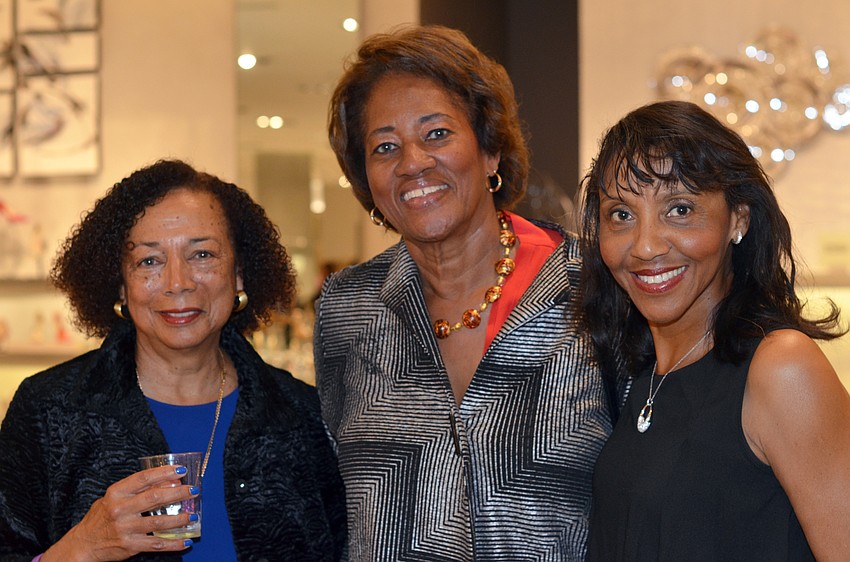 Eileen Oldwine, Francine Brown and Arletha Blackman