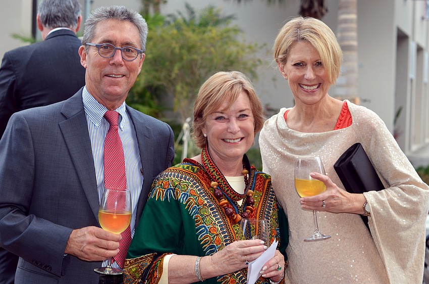 Roger Courtois, Jennifer Michell and Patricia Courtois