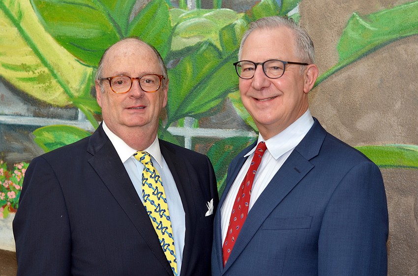 John Mason and featured speaker Laurence Cotton