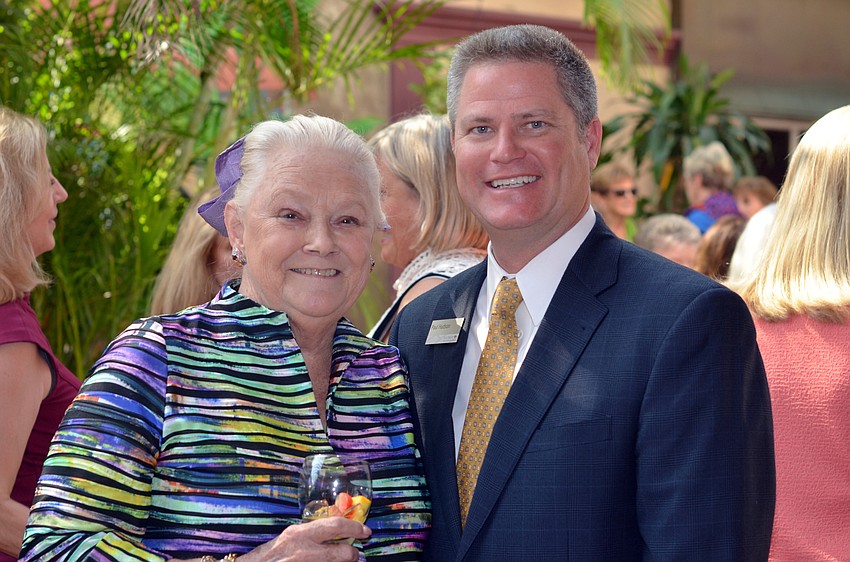 Sylvia Barber and Paul Hudson