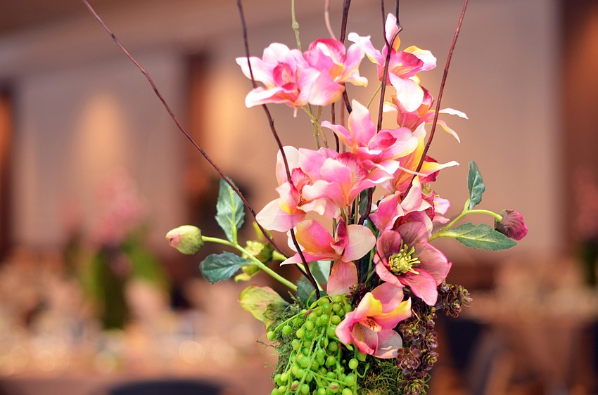 Historic Spanish Point's 'An Enchanted Luncheon' was decorated to the theme of whimsical flowers and gardens.