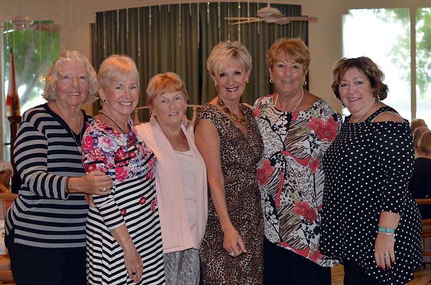 Sue Troup, Sharyn Ford, Sheila Cyr, Kay Owen, Beth Waldman and Barb Fox