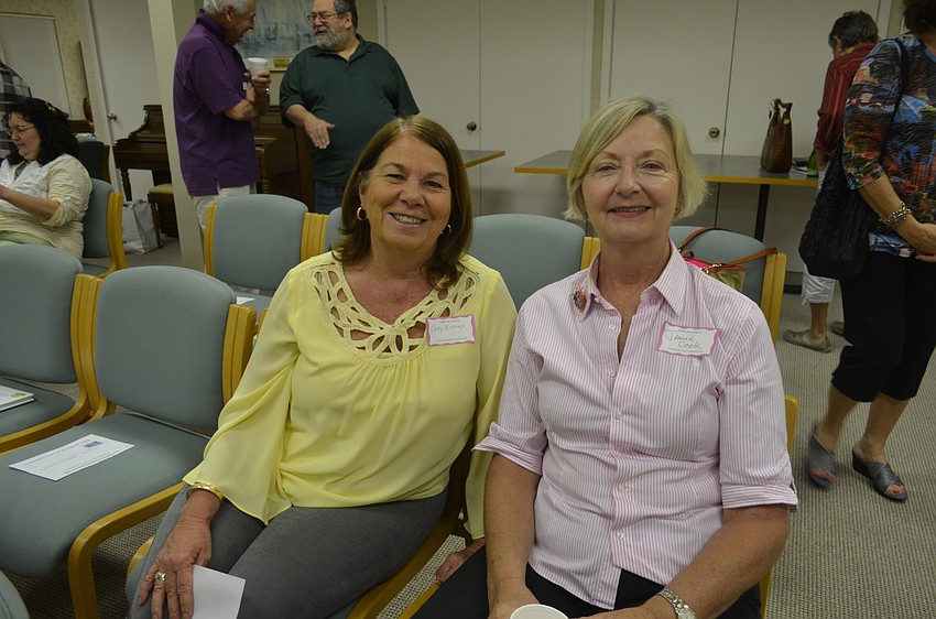 Cathy Bishop and Janice Cook