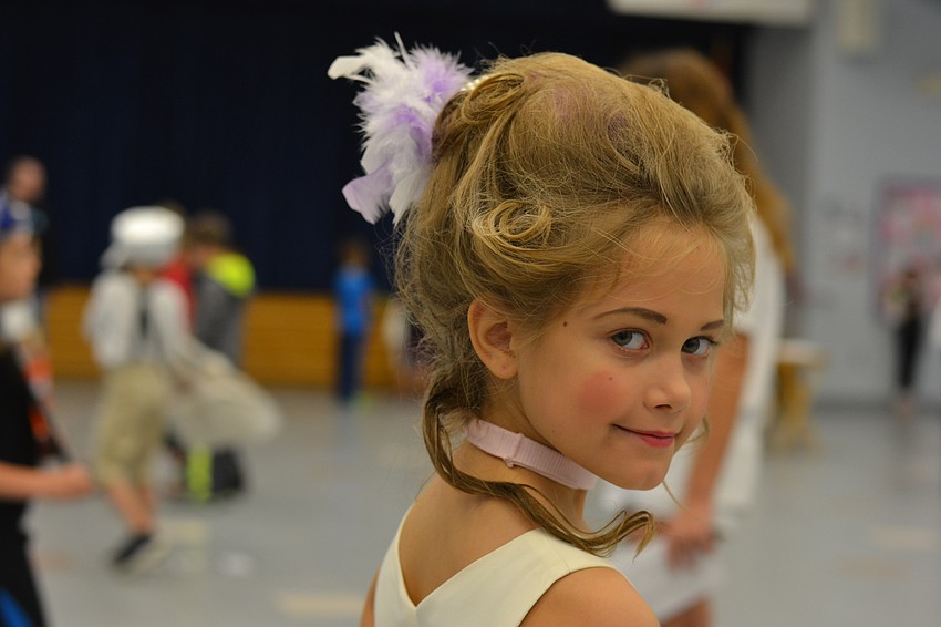 Ariana Zawrotny spent the morning getting her teased for her subject Marie Antoinette.