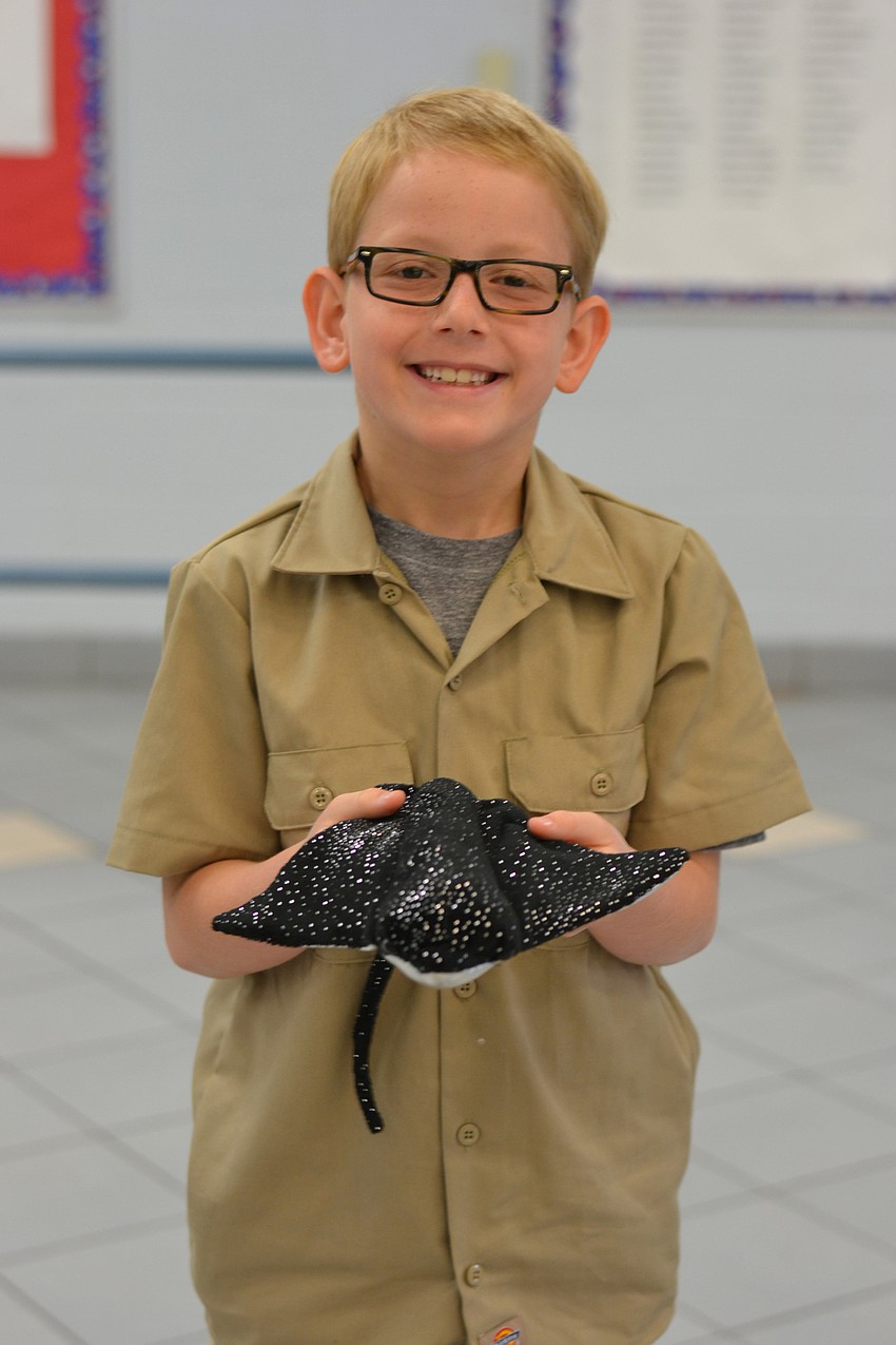 Cason Stroth was inspired by the crocodile hunter the late Steve Irwin. Stroth says he shares the same love of animals as Irwin.